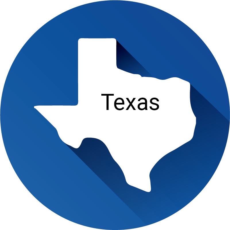 Click for Texas locations.